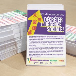 paquet 1000 tract urgence sociale
