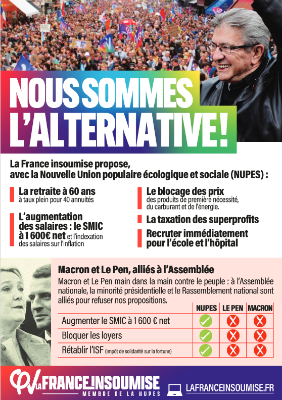 Tract Nous sommes l'alternative
