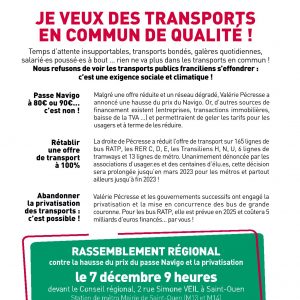 Tract stop galère IDF
