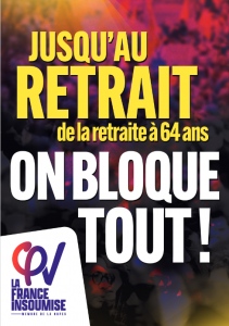 Affiche jusqu'au retrait on bloque tout