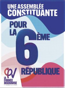 Affiche Assemblée constituante pour la 6ème République