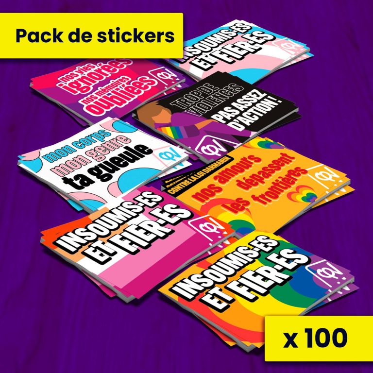 Pack d'autocollants Marche des fiertés