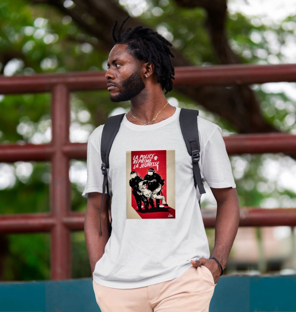 T-shirt - La police réprime la jeunesse