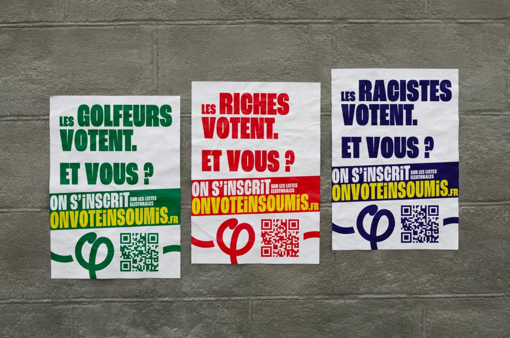 affiche on s'inscrit on vote insoumis
