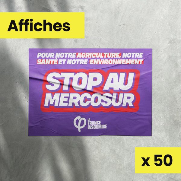 50 Affiches - Stop Mercosur