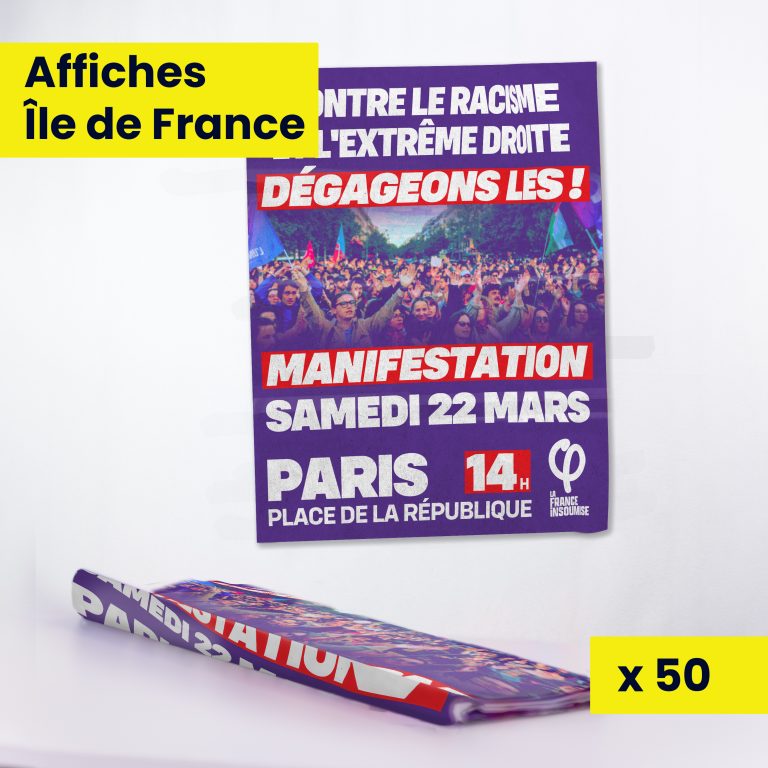 22 mars affiches IDF