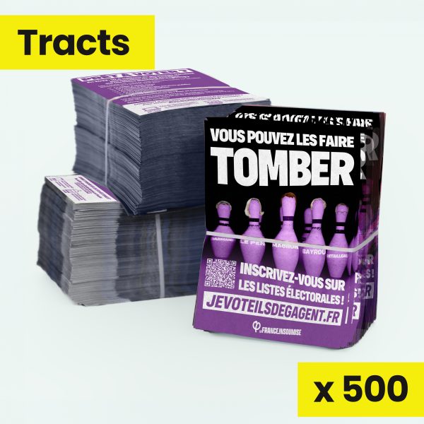 500 Tracts - Inscription sur les listes électorales