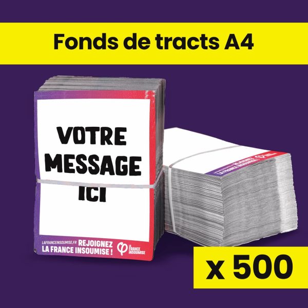 Fonds de tracts A4