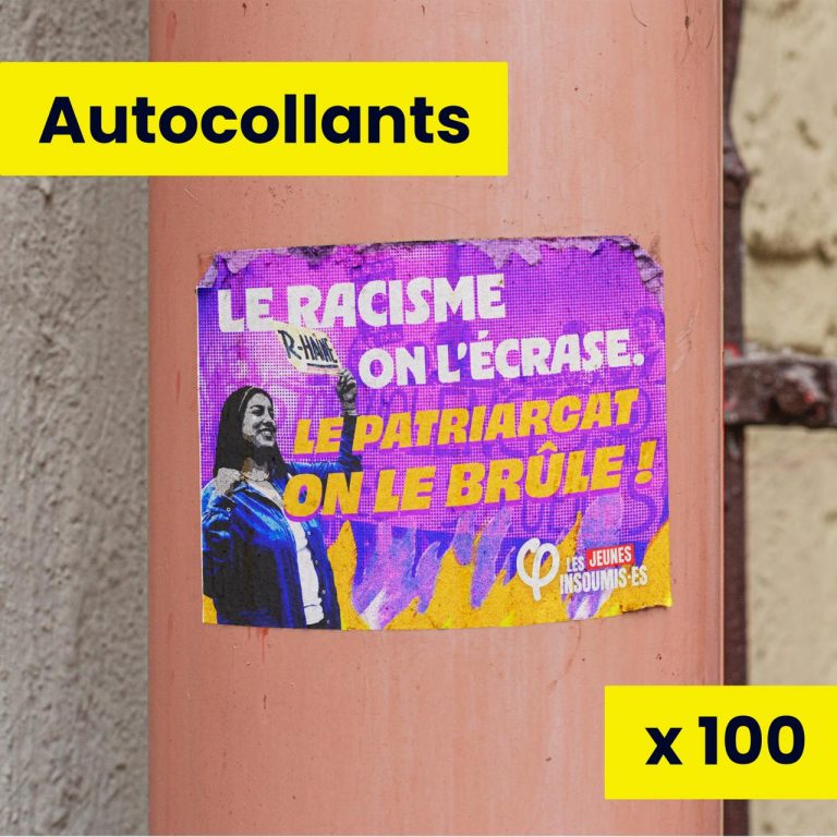 autocollant racisme et patriarcat