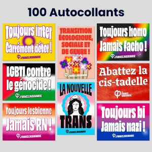 100 Autocollants - Fiertés