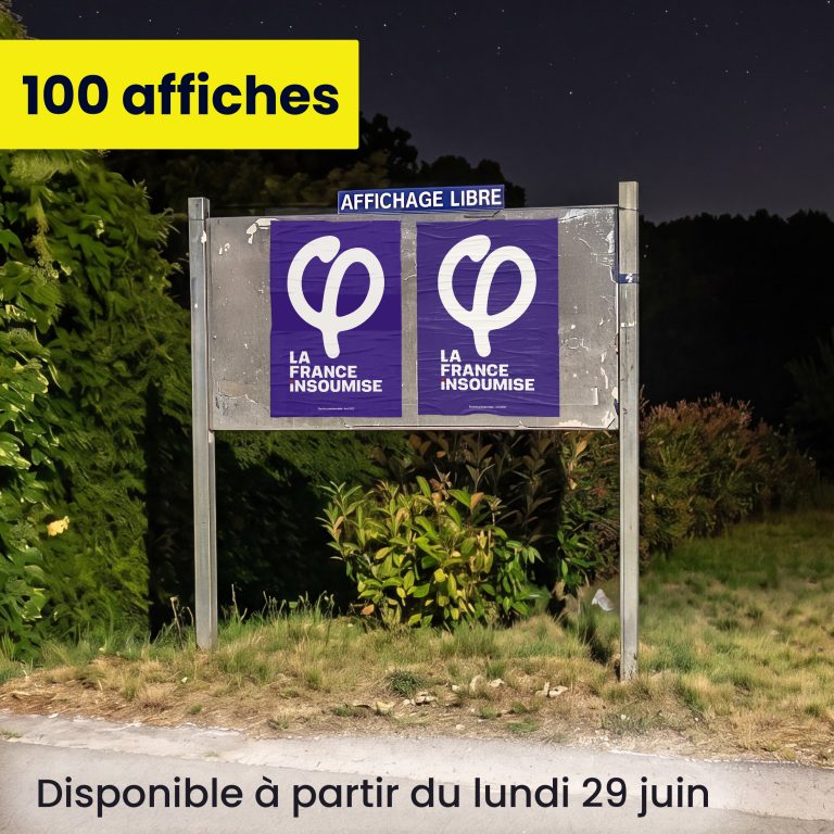 affiche france insoumise