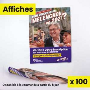 100 Affiches - Inscription sur les listes électorales