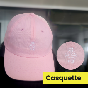 Casquette rose Tortue