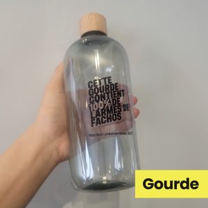 Gourde « 100% de larmes de fachos »