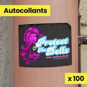 100 Autocollants - Protect the doll