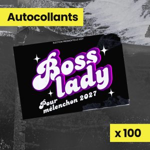 100 Autocollants - Boss lady