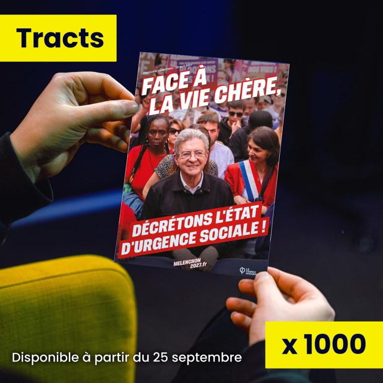 photo tract décrétons l'état d'urgence sociale