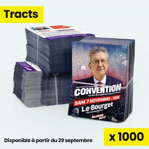 1000 Tracts - 7 novembre Convention Le Bourget