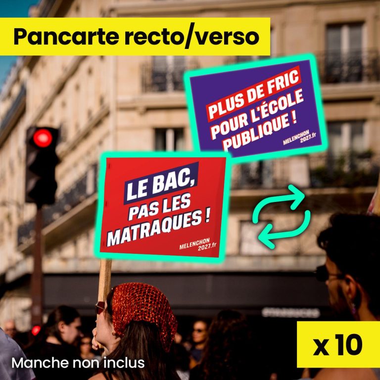 pancartes jeunes